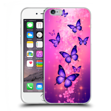 Пластиковый чехол на Iphone 6s с принтом Бабочки Пластиковый чехол на Iphone 6s с принтом Бабочки