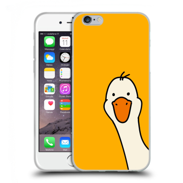 Пластиковый чехол на Iphone 6s с принтом Утка Пластиковый чехол на Iphone 6s с принтом Утка