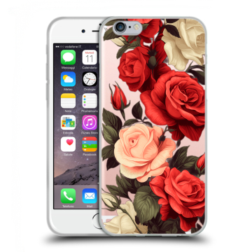 Пластиковый чехол на Iphone 6s с принтом Розы Пластиковый чехол на Iphone 6s с принтом Розы