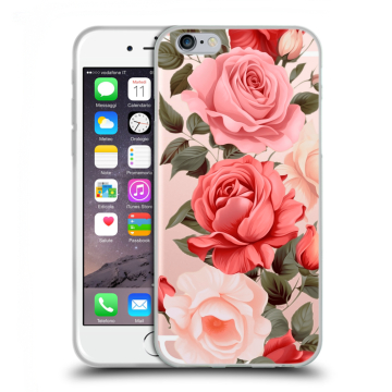 Пластиковый чехол на Iphone 6s с принтом Розы Пластиковый чехол на Iphone 6s с принтом Розы