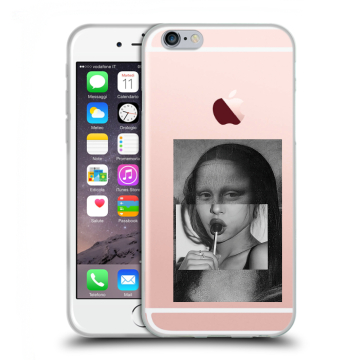 Пластиковый чехол на Iphone 6s с принтом Мона Лиза Пластиковый чехол на Iphone 6s с принтом Мона Лиза