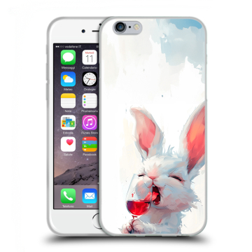 Пластиковый чехол на Iphone 6s с принтом кролик зайчик Пластиковый чехол на Iphone 6s с принтом кролик зайчик