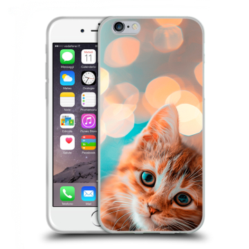 Пластиковый чехол на Iphone 6s с принтом котик Пластиковый чехол на Iphone 6s с принтом котик