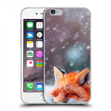 Пластиковый чехол на Iphone 6s с принтом лиса Пластиковый чехол на Iphone 6s с принтом лиса