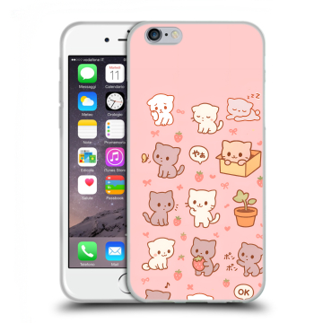Пластиковый чехол на Iphone 6s с принтом Hello Kitty Хелоу Кити Пластиковый чехол на Iphone 6s с принтом Hello Kitty Хелоу Кити