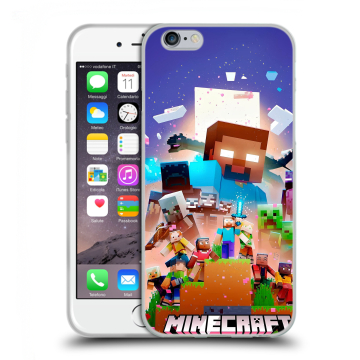 Пластиковый чехол на Iphone 6s с принтом Майнкрафт Minecraft Пластиковый чехол на Iphone 6s с принтом Майнкрафт Minecraft