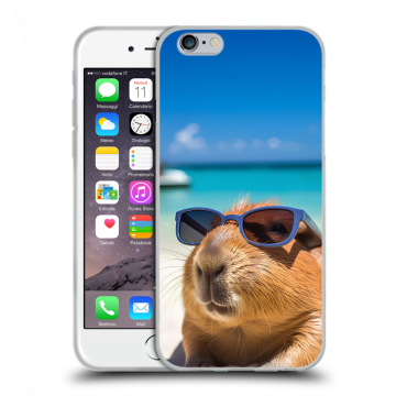 Пластиковый чехол на Iphone 6s с принтом Капибара Пластиковый чехол на Iphone 6s с принтом Капибара