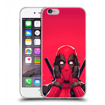 Пластиковый чехол на Iphone 6s с принтом Дедпул Deadpool Пластиковый чехол на Iphone 6s с принтом Дедпул Deadpool