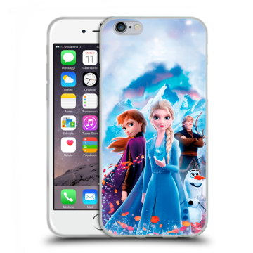 Пластиковый чехол на Iphone 6s с принтом Холодное сердце Frozen Пластиковый чехол на Iphone 6s с принтом Холодное сердце Frozen