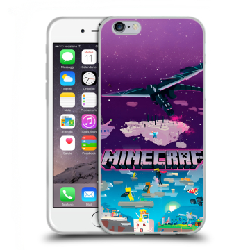 Пластиковый чехол на Iphone 6s с принтом Майнкрафт Minecraft Пластиковый чехол на Iphone 6s с принтом Майнкрафт Minecraft
