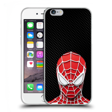 Пластиковый чехол на Iphone 6s с принтом человек паук spiderman Пластиковый чехол на Iphone 6s с принтом человек паук spiderman