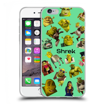 Пластиковый чехол на Iphone 6s  с принтом Шрек Shrek