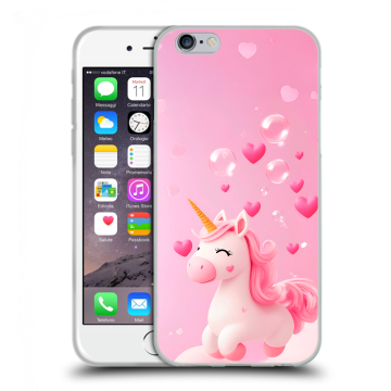 Пластиковый чехол на Iphone 6s с принтом Единорог Пластиковый чехол на Iphone 6s с принтом Единорог