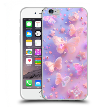 Пластиковый чехол на Iphone 6s  с принтом Бабочки