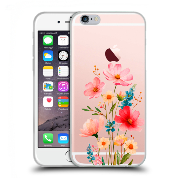 Пластиковый чехол на Iphone 6s  с принтом Цветы