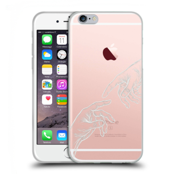 Пластиковый чехол на Iphone 6s  с принтом Сотворение мира