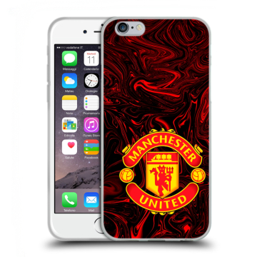 Пластиковый чехол на Iphone 6s  с принтом Manchester United