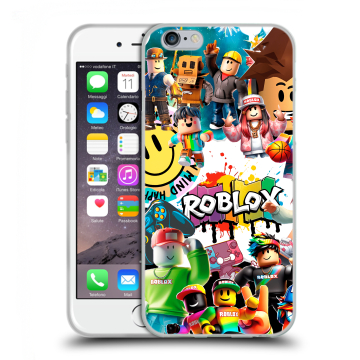 Пластиковый чехол на Iphone 6s с принтом Roblox Роблокс Пластиковый чехол на Iphone 6s с принтом Roblox Роблокс