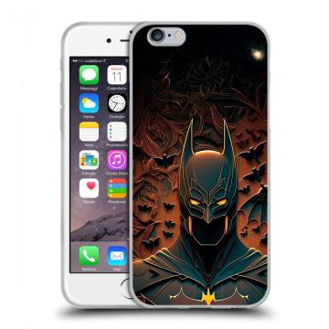 Пластиковый чехол на Iphone 6s  с принтом Batman Бэтмен