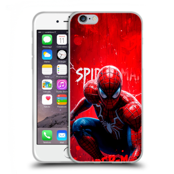 Пластиковый чехол на Iphone 6s с принтом Spiderman Человек паук Пластиковый чехол на Iphone 6s с принтом Spiderman Человек паук