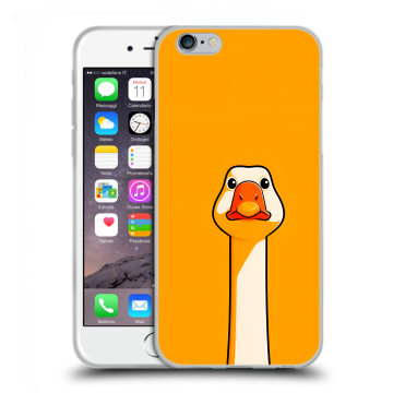 Пластиковый чехол на Iphone 6s  с принтом Смешная утка