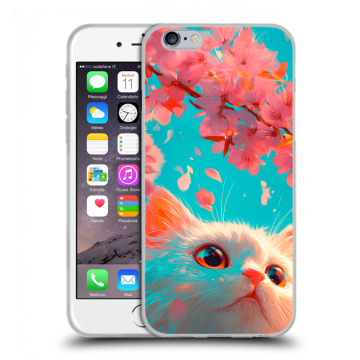 Пластиковый чехол на Iphone 6s  с принтом Красивый кот