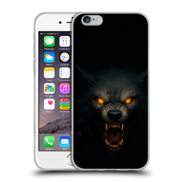 Пластиковый чехол на Iphone 6s  с принтом Волк