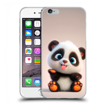 Пластиковый чехол на Iphone 6s с принтом милая панда Пластиковый чехол на Iphone 6s с принтом милая панда