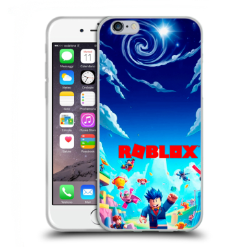 Пластиковый чехол на Iphone 6s с принтом Roblox Роблокс Пластиковый чехол на Iphone 6s с принтом Roblox Роблокс