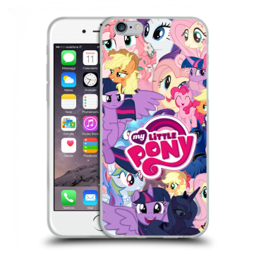Пластиковый чехол на Iphone 6s  с принтом My little pony Дружба чудо