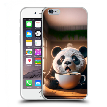 Пластиковый чехол на Iphone 6s с принтом смешная панда Пластиковый чехол на Iphone 6s с принтом смешная панда