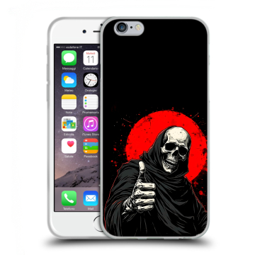 Пластиковый чехол на Iphone 6s  с принтом смешной скелет