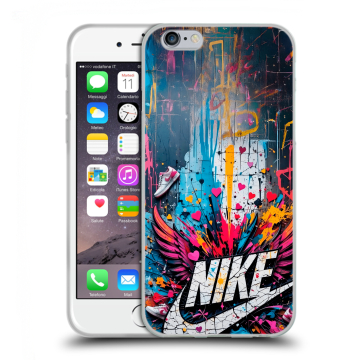 Пластиковый чехол на Iphone 6s с принтом Nike Найк Пластиковый чехол на Iphone 6s с принтом Nike Найк
