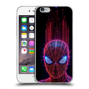Пластиковый чехол на Iphone 6s с принтом Spiderman Человек паук Пластиковый чехол на Iphone 6s с принтом Spiderman Человек паук