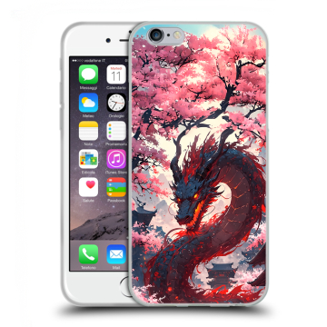 Пластиковый чехол на Iphone 6s с принтом Дракон Японский Пластиковый чехол на Iphone 6s с принтом Дракон Японский