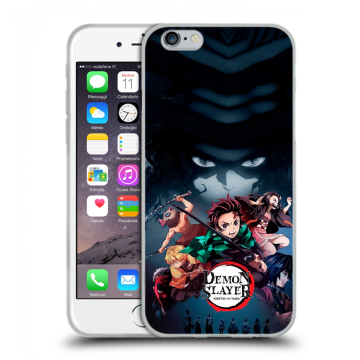 Пластиковый чехол на Iphone 6s с принтом Demon Slayer Клинок рассекающий демонов Пластиковый чехол на Iphone 6s с принтом Demon Slayer Клинок рассекающий демонов