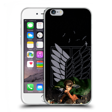 Пластиковый чехол на Iphone 6s с принтом Атака титанов Пластиковый чехол на Iphone 6s с принтом Атака титанов