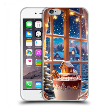 Пластиковый чехол на Iphone 6s  с принтом Новый год