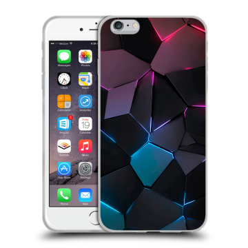 Пластиковый чехол на Iphone 6s Plus с принтом Геометрия неона