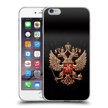 Пластиковый чехол на Iphone 6s Plus с принтом Герб России