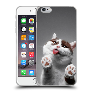 Пластиковый чехол на Iphone 6s Plus с принтом Коты