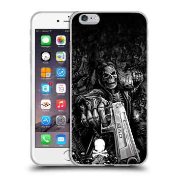 Пластиковый чехол на Iphone 6s Plus с принтом Скелет
