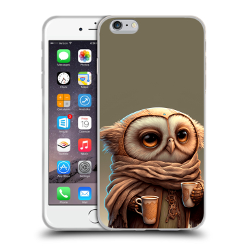 Пластиковый чехол на Iphone 6s Plus с принтом Сова