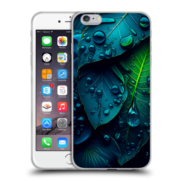 Пластиковый чехол на Iphone 6s Plus с принтом Листья