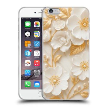Пластиковый чехол на Iphone 6s Plus с принтом Цветы Пластиковый чехол на Iphone 6s Plus с принтом Цветы