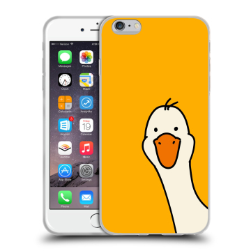 Пластиковый чехол на Iphone 6s Plus с принтом Утка