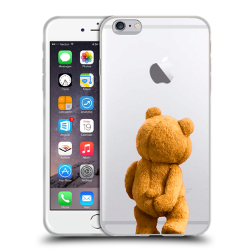 Пластиковый чехол на Iphone 6s Plus с принтом Медведь Пластиковый чехол на Iphone 6s Plus с принтом Медведь