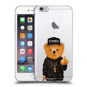 Пластиковый чехол на Iphone 6s Plus с принтом Плюшевый медведь Пластиковый чехол на Iphone 6s Plus с принтом Плюшевый медведь