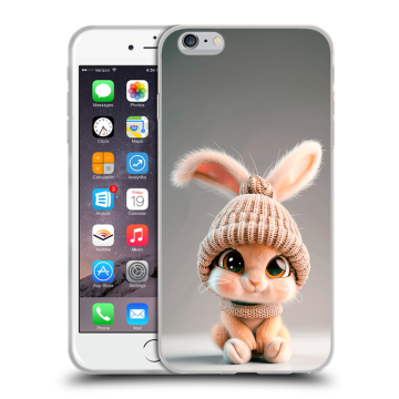 Пластиковый чехол на Iphone 6s Plus с принтом Кролик Пластиковый чехол на Iphone 6s Plus с принтом Кролик