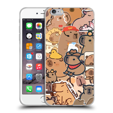 Пластиковый чехол на Iphone 6s Plus с принтом капибара